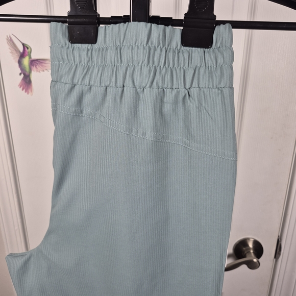 RBX Activewear Ribbed Jogger/Athleisure Pants w Pockets - Seafoam Green Size M - Picture 4 of 8